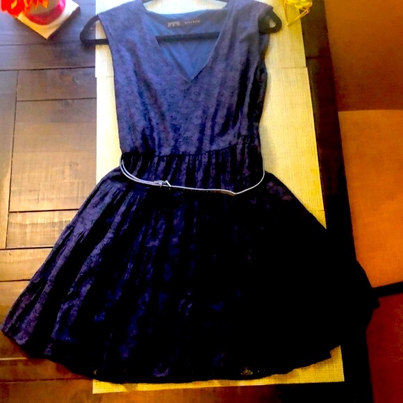 Zara Dresses & Skirts - SOLD 117 Belted Lace Zara Dress
